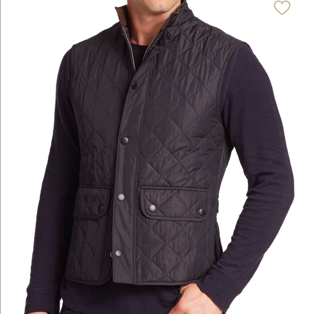 NWT Barbour Lowerdale Gilet Men’s Vest Navy
